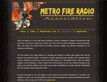 Tablet Screenshot of metrofireradio.com